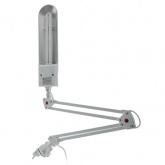 Светильник настольный ЭРА NL-201-G23-11W-GY серый