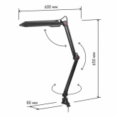 Светильник настольный ЭРА NL-201-G23-11W-BK черный