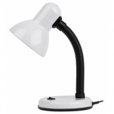 Светильник настольный ЭРА N-120-E27-40W-W белый