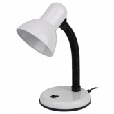 Светильник настольный ЭРА N-120-E27-40W-W белый