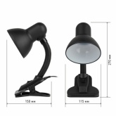 Светильник настольный ЭРА N-102-E27-40W-BK черный матовый