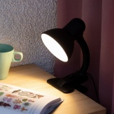 Светильник настольный ЭРА N-102-E27-40W-BK черный матовый