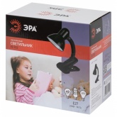 Светильник настольный ЭРА N-102-E27-40W-BK черный матовый