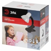 Светильник настольный ЭРА N-102-E27-40W-W белый