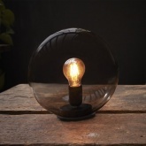 Светильник настольный Ledvance Vintage 1906 Bubble Table E27 250x245 Glass Smoke (дымчато-серый)