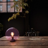 Светильник настольный Ledvance Vintage 1906 Bubble Table E27 250x245 Glass Pink (розовый)