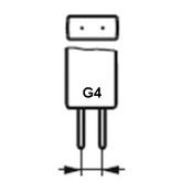 Лампа галогенная капсульная Osram 64415 S Halostar 10W 12V G4 4000h