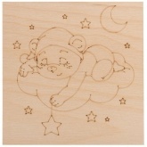 Набор досок Rexant для выжигания 5 шт. Мишка