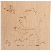 Набор досок Rexant для выжигания 5 шт. Мишка