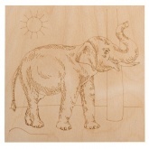 Набор досок Rexant для выжигания 5 шт. Животные