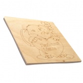 Доска Rexant для выжигания Поздравление