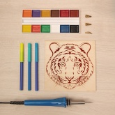 Доска Rexant для выжигания Тигр