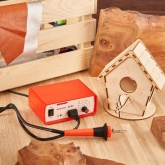 Набор Rexant для выжигания: Кормушка для птиц, выжигатель + 3D модель, 150х150мм, пакет