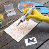 Выжигатель-паяльник Rexant 20-50Вт (21 насадка в пластиковом боксе)