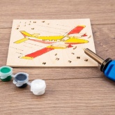 Выжигатель-паяльник Rexant 30Вт (6 насадок) + краски