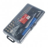 Выжигатель-паяльник Rexant Профи 30Вт (19 насадок) в пластиковом боксе