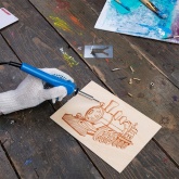 Выжигатель-паяльник Rexant Профи 30Вт (19 насадок) в пластиковом боксе