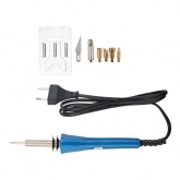 Выжигатель-паяльник Rexant Профи 30Вт (19 насадок) в пластиковом боксе