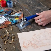 Выжигатель-паяльник Rexant Профи 30Вт (19 насадок) в пластиковом боксе