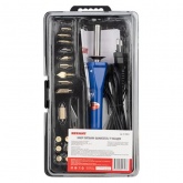 Выжигатель-паяльник Rexant Профи 30Вт (19 насадок) в пластиковом боксе