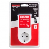 Реле напряжения Rexant 16А вилка-розетка