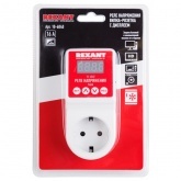 Реле напряжения Rexant 16А вилка-розетка c дисплеем