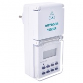 Розетка с таймером Feron 61926/TM23 3500W/16A 230V недельная электронная в защитном корпусе IP44