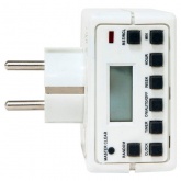 Розетка с таймером Feron TM21 3500W/16A 230V недельная