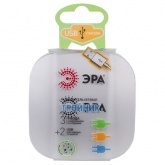 Тройник ЭРА SP-3e-USB-W 3 гнезда 220V + 2xUSB 2100mA c заземлением со шторками (белый)