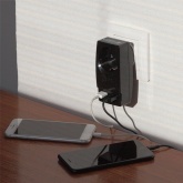 Зарядое устройство ЭРА Polynom 1х220V + 2xUSB 2100mA, черный SP-1e-USB-B 5055945555684