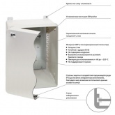 Щит антивандальный навесной  TDM GRP ЩПМП-1-0 (400х300х210) с монтажной панелью IP55 IK08 -50С/+70С