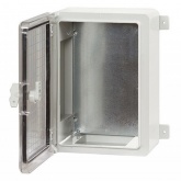 Щит навесной TDM ABS ЩМП-0-1 (300х200х130) с монтажной панелью прозрачная дверь IP65 -45С/+75С (электрический шкаф)