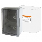 Щит навесной TDM ABS ЩМП-0-8 (700х500х250) с монтажной панелью прозрачная дверь IP65 -45С/+75С (электрический шкаф)