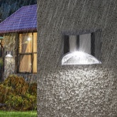 Подсветка фасадная ЭРА Хром, на солнечной батарее ERAFS024-38