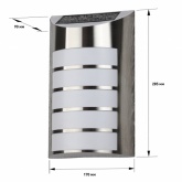 Подсветка фасадная ЭРА Сталь, на солнечной батарее ERAFS024-40