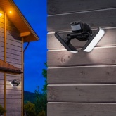 Светильник фасадный ЭРА с двумя световыми панелями c выносной солнечной батареей, 2х50 LED, 600lm ER