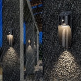 Подсветка фасадная ЭРА Призма с датчиком движения, 12 LED 25 lm ERAFS050-43