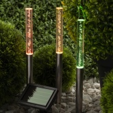 Светильник садовый ЭРА Пузырьки на солнечной батарее, 3 шт 38 см ERASF024-21
