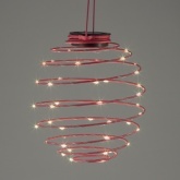 Садовый светильник ЭРА подвесной Спираль на солнечной батарее, 22 см ERASF012-29