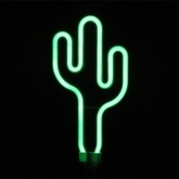 Светильник садовый ЭРА неоновый Кактус на солнечной батарее ERASF012-31