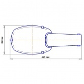 Консольный светильник Galad Пегас ЖКУ02-100-003 100 Вт Е40 IP53 со стеклом под лампу ДНАТ