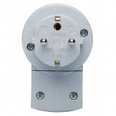 Вилка Legrand с заземлением 16А с выключателем