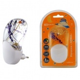 Ночник TDM Зима, с датчиком света, светодиодный, 1Вт, 220В