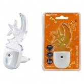 Ночник TDM Месяц, с датчиком света, светодиодный, 0,3Вт, 220В