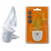 Ночник Кораблик с датчиком света, светодиодный, 0.3 Вт 220 В TDM