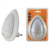 Ночник TDM Яйцо, с выключателем, белый, 0,5Вт, 220В