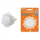 Ночник TDM Подсолнух, с выключателем, 0,4Вт, 220В