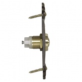 Кнопка звонка Zamel (медь) с овальной табличкой