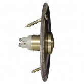 Кнопка звонка Zamel (медь) с круглой табличкой