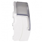 Кнопка звонковая Zamel 220V, серая